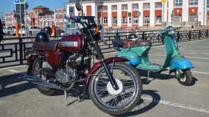 Мотоцикл ЯВА 350.634 (JAWA 350.634). Звук двигателя.