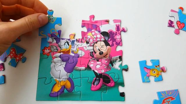 Minnie Mouse Disney PUZZLE Rompecabezas de Minnie Mouse y Daisy Puzzle Games for kids Jigsaw Puzzle смотреть онлайн