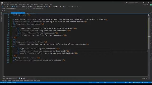 Angular with ASP.NET Core - Angular Components смотреть онлайн