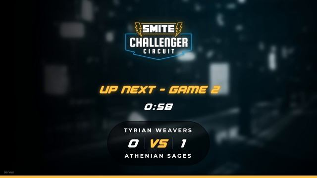 SMITE Challenger Circuit Phase 1Week 2: Tyrian Weavers v Athenian Sages смотреть онлайн