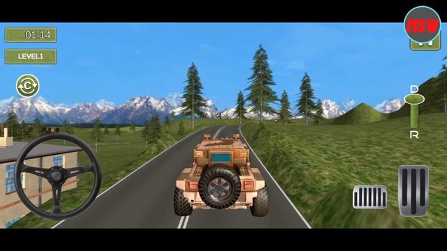 Army Cargo Truck Transport Driving Simulator 3D: Level 1 | Android Gameplay Walkthough смотреть онлайн