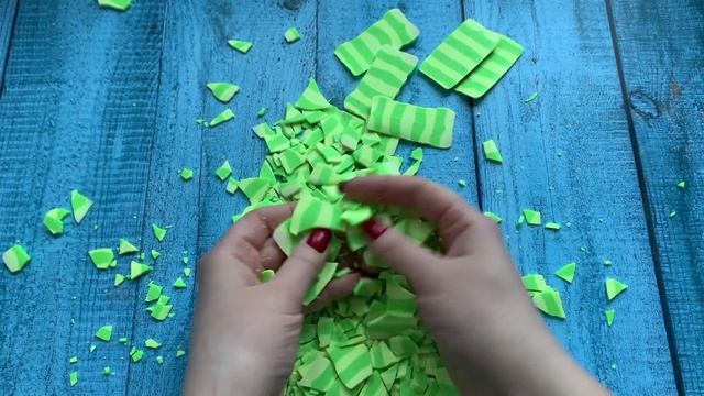 Полосатые мыльные слайсы-хрустяшки