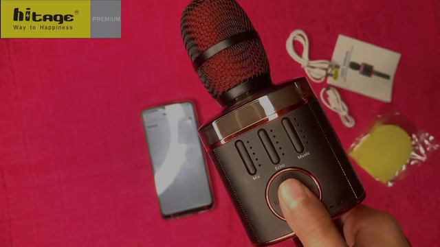 Karaoke mic 🎤//BTK-768//Bluetooth mic with speaker//karaoke mic singing//karaoke mic review//micapp смотреть онлайн