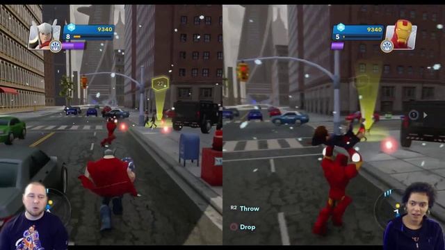 Disney Infinity 2.0 Marvel Super Heroes: CO-OP Gameplay Walkthrough part 11 THE AVENGERS смотреть онлайн