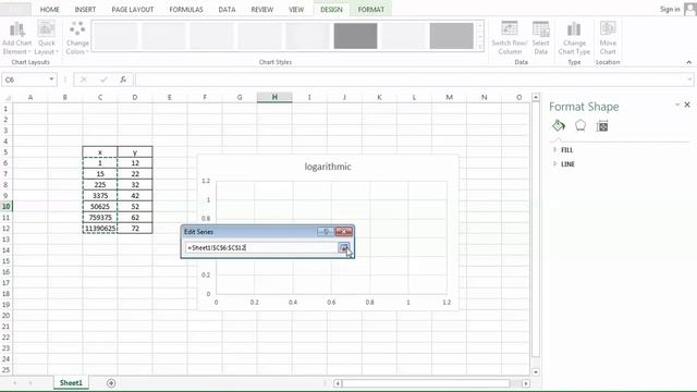 how to make a log chart in Excel смотреть онлайн