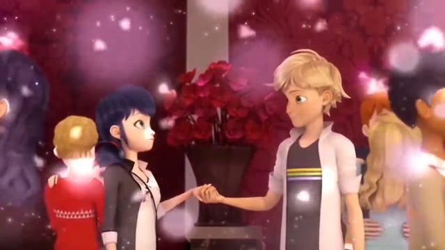 Маринетт и Адриан ❤️ поцелуй смотреть онлайн