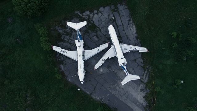 Аэропорт Быково. Заброшенные самолеты. смотреть онлайн