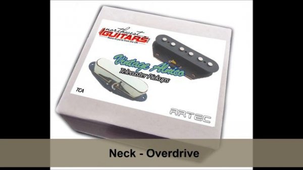 Artec Vintage Telecaster Pickup Demo - Audio