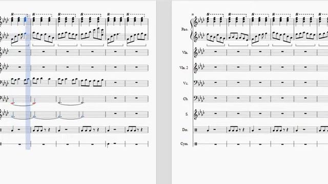 Nier Automata - Copied City Sheet Music смотреть онлайн