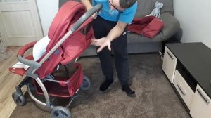 Коляска Babyton E50 Red (ОБЗОР)