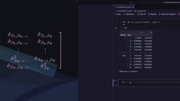 Panel Regressions in Python with linearmodels