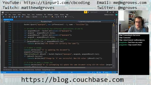 Couchbase Coding - Episode 002 - Optimistic Locking смотреть онлайн