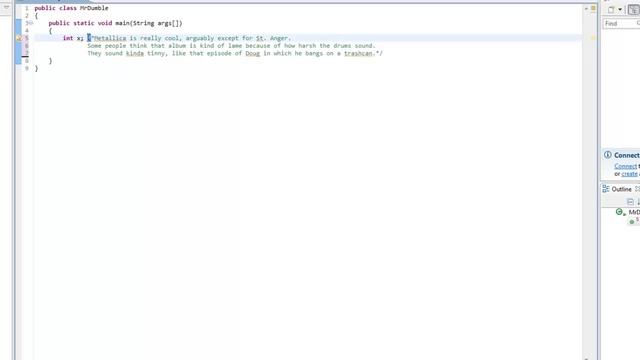 Java Tutorial #8: Comments (three ways)! смотреть онлайн