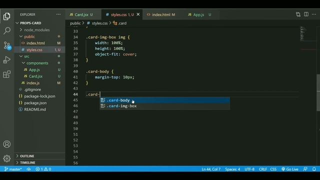 React Props with Card Component | React Js tutorial смотреть онлайн