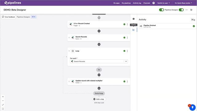NEW Quickbase Pipelines Designer смотреть онлайн