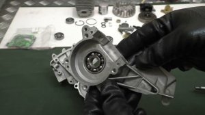Полная сборка бензопилы 3800 (часть 1) установка коленвала
