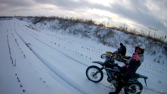 Kovi Pit 150 X, Kovi 250 Advance, Suzuki RM Z-250. Зимовий виїзд!