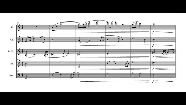WOODWIND QUINTET No. 1 (Movement 3 - Intermezzo) смотреть онлайн