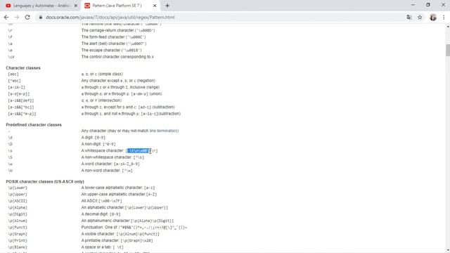 ANÁLISIS LÉXICO (Parte 25) - APP JAVA REGEX / DOCUMENTACIÓN JAVA ORACLE смотреть онлайн