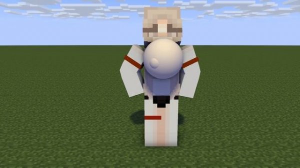 (100 subscribers) Minecraft vore. Hungry big girl eats polar bear. +fats belly