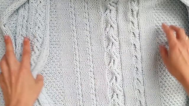 Хлопковый кардиган НЕБЕСА - новая работа и новый мастер-класс смотреть онлайн