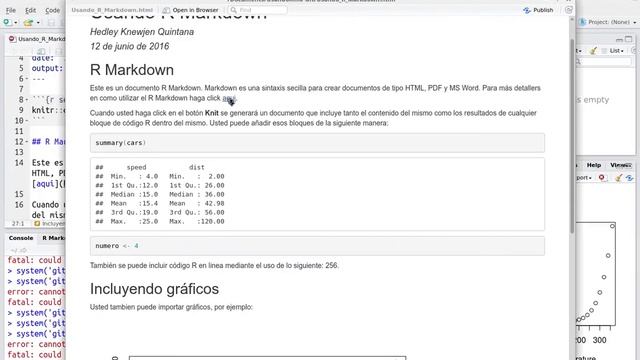 El uso de R Markdown y repositorios Github смотреть онлайн