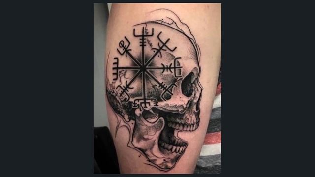 Viking Compass Tattoos - Vegvísir Tattoos For Men