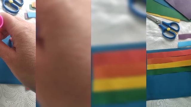 Объёмная аппликация из цветной бумаги для детей старшей - подготовительной группы. смотреть онлайн