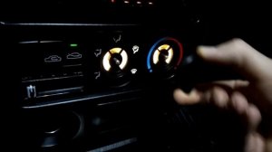 Демонтаж ручек отопителя hyundai Accent 1995