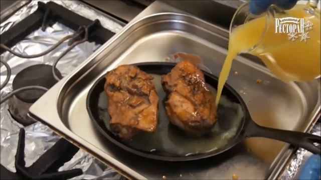 Утиная грудка с апельсинами и каштанами смотреть онлайн