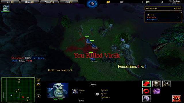 Warcraft III: TFT - (CUSTOM) 243 - Toy Soldiers -*7/10*- Counter strike zombies смотреть онлайн