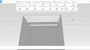 Homestyler. Как сделать реечный потолок
