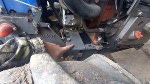 Китайский тяжелый дизельный мотоблок Скаут и его поломки.