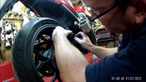 Honda NC700x Rear Brake Pad Replacement