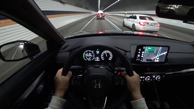 2024 HONDA CR-V hybrid touring AWD POV drive смотреть онлайн