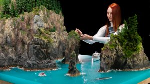 Процесс создания грандиозного макета Аляски в масштабе 1/87 / Anycubic Wash and Cure MAX