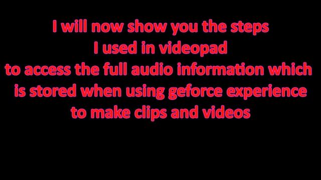 using the geforce experience separate tracks audio feature смотреть онлайн