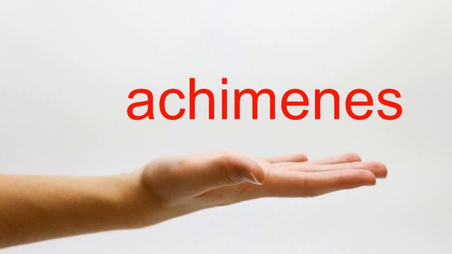 How to Pronounce achimenes - American English смотреть онлайн