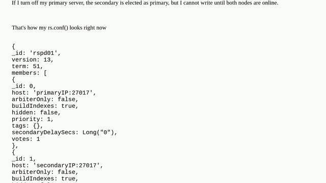 Dba: Mongodb replicaset allow secondary to write data смотреть онлайн