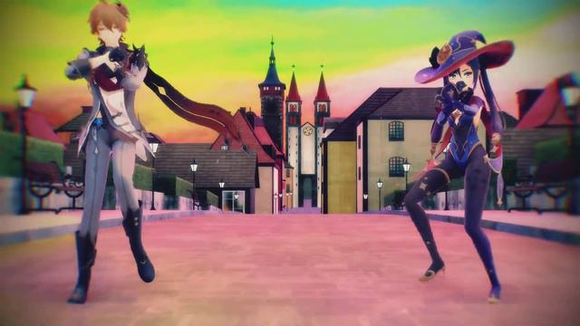 [MMD x Genshin Impact] Drop Pop Candy смотреть онлайн