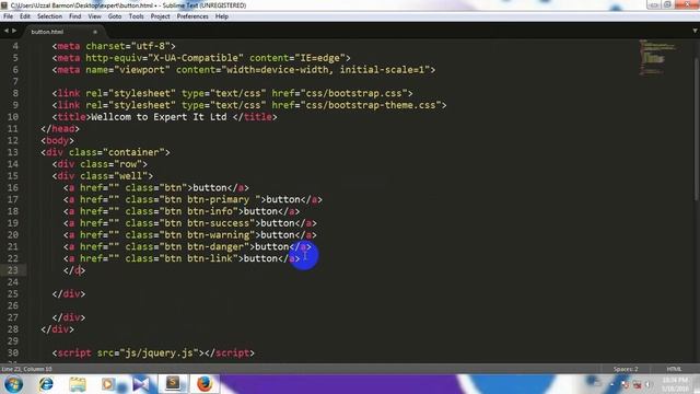 bootstrap button create (prart 3) смотреть онлайн