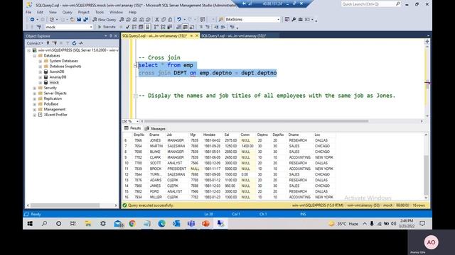 SQL JOINS AND SUBQUERY [Explanation with Tutorial] смотреть онлайн