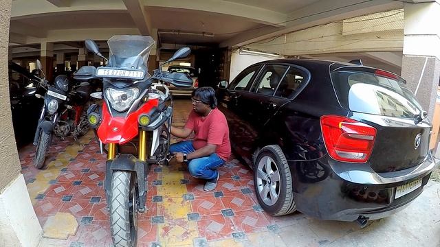 #BMW #G310 #GS #DIY AIR FILTER Replacement In 10 Minutes #INDIA