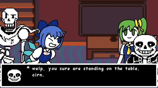 Papyrus and Cirno's Snowdin Special! смотреть онлайн