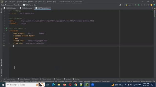 Python Robot Framework Part 11: Handling Frames in Robot Framework | Telugu смотреть онлайн