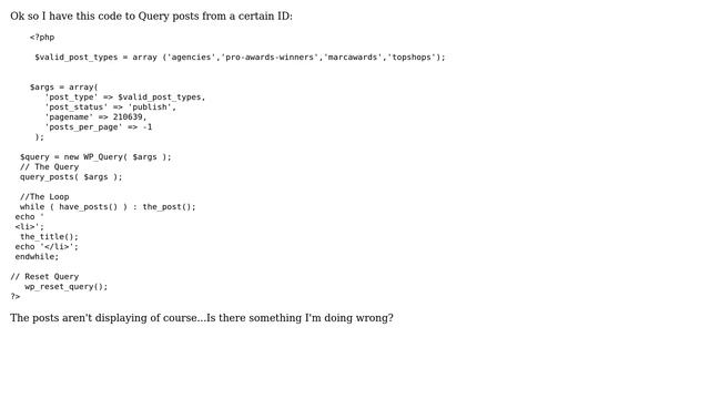 Wordpress: How do I correctly query posts from a post ID? (2 Solutions!!) смотреть онлайн