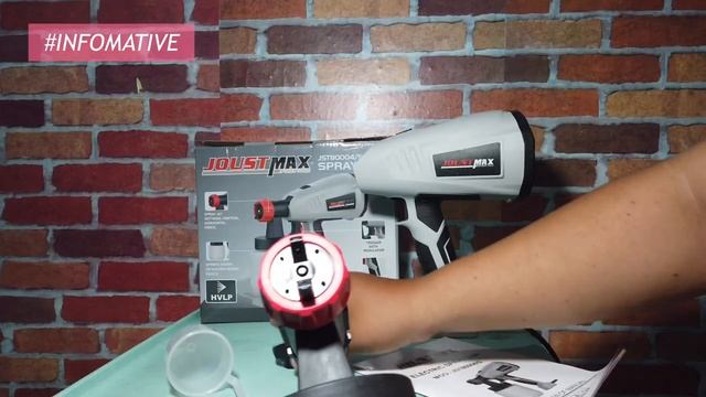 SPRAY GUN HVLP - JOUSTMAX JST80004/S FIRST LOOK | #INFOMATIVE смотреть онлайн