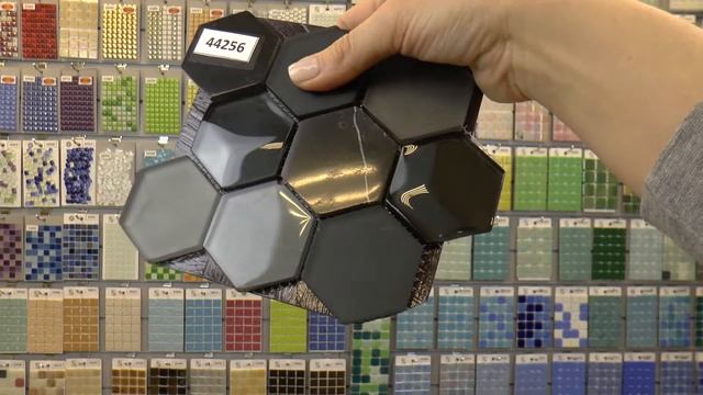 Шестиугольная мозаика из стекла и мрамора смотреть онлайн