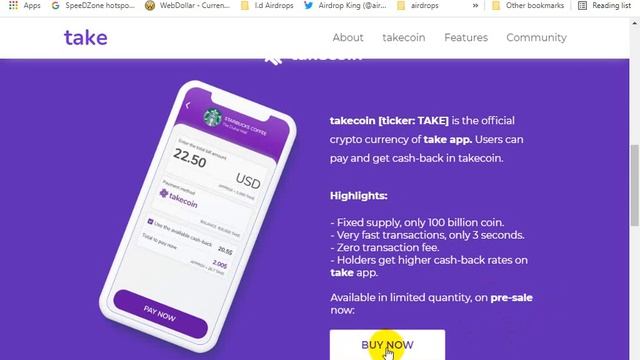 Takecoin | Scan, pay,Get cash-back смотреть онлайн