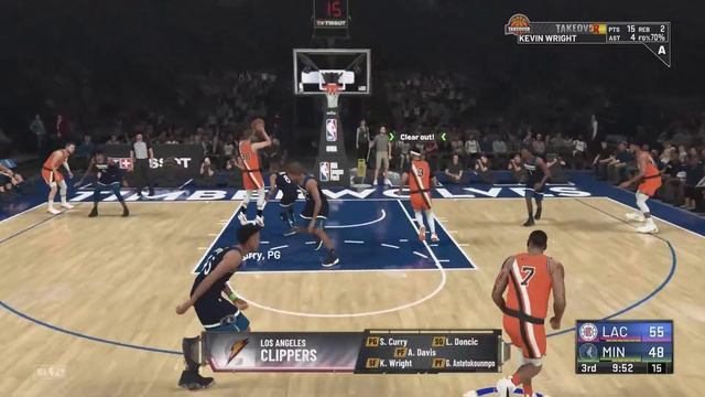 50-POINT GAME Clippers @ Timberwolves // NBA 2K21 S3 G21 PS4 FULL GAME Walkthrough смотреть онлайн